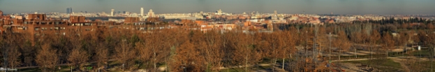 Madrid desde el Mirador de la Cuña Verde